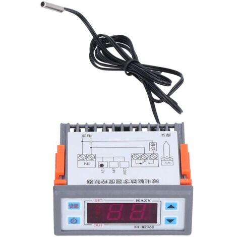 Jeffergarden Contrôleur de température électrique numérique, interrupteur de commande de chauffage et de refroidissement, thermostat 12 V XHW2060 (1/5)