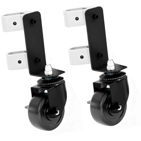 Jeffergarden Roues avant doubles à 360 degrés, capacité de 90 kg, accessoires en acier inoxydable pour boîte à outils roulante (1/5)