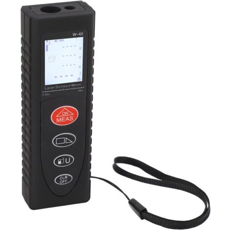 Jeffergarden Télémètre laser 40m, Mini portable numérique précis, Outil de mesure de distance (1/5)