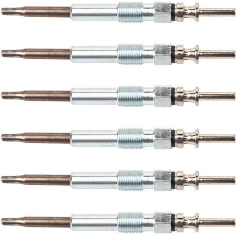 Jeffergarden Lot de 6 bougies de préchauffage métalliques pour moteurs diesel, compatibles avec les séries 3, 5, 6 et 7, X3, X5, X6, 30D, 35 et 35D. (1/5)