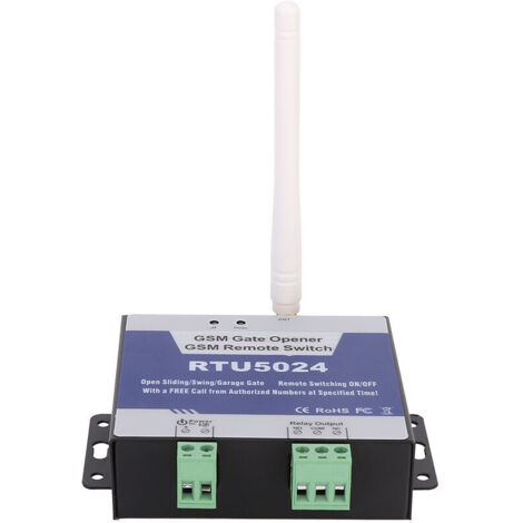 Jeffergarden RTU5024 mise à niveau ouvre-porte GSM commutateur de relais télécommande sans fil ouvre-porte DC 9-36V (1/5)