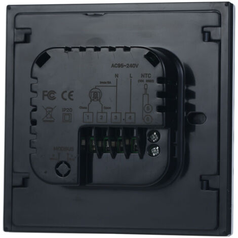 Jeffergarden Thermostat programmable avec écran LCD pour le chauffage de l'eau sanitaire. (1/5)