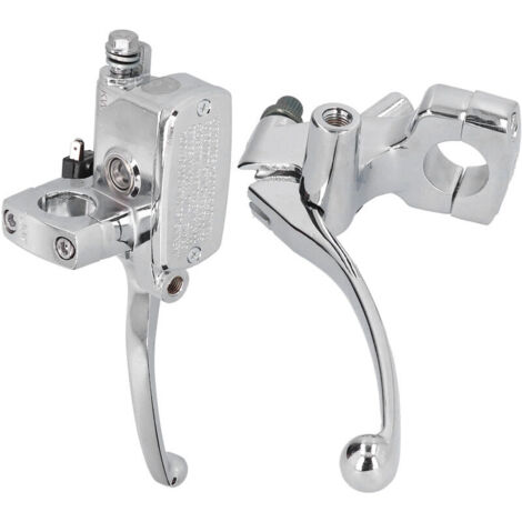 Jeffergarden 2pcs 1in Frein Embrayage Matre Levier En Alliage D'aluminium Accessoire Universel pour Moto (1/5)