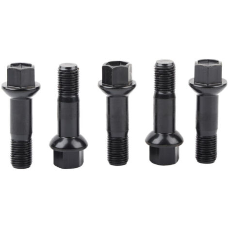 Jeffergarden Boulons de roue en acier inoxydable 0009907607, 5 pièces, adaptés à Mercedes Benz CLS450 / E200 / E250 / E300 (1/5)