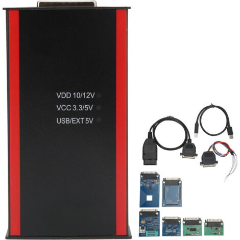 Jeffergarden Pour Iprog Pro V87 ECU Programmer Scanner de diagnostic de voiture multifonction avec adaptateur de voiture (1/5)