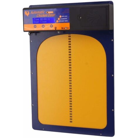 Jeffergarden Poulet Coop Porte 100 V à 240 V Détection de Lumière Timing Télécommande tanche Auto Poulet Maison Porte Pour Poulailler Maison Bijoux Bleu EU Plug (1/5)