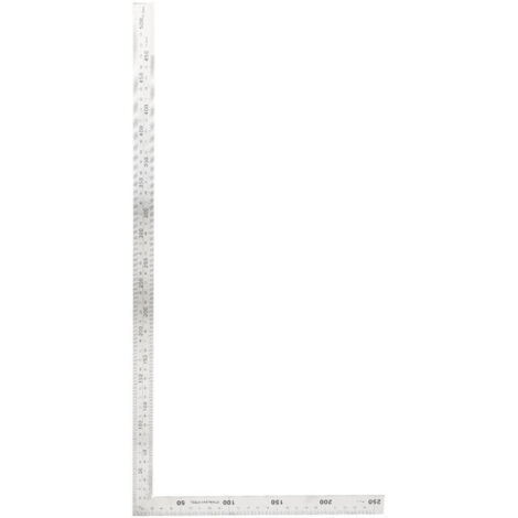 Jeffergarden Équerre de mesure à angle droit 90 degrés en acier inoxydable 500 x 250 mm (02) (1/5)