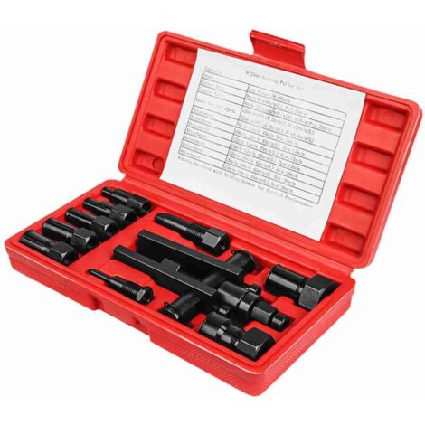 Jeffergarden Extracteur de roulement de moto en métal utilitaire, outil de réparation manuel, kit d'extraction d'outils de démontage avec boîte (1/5)