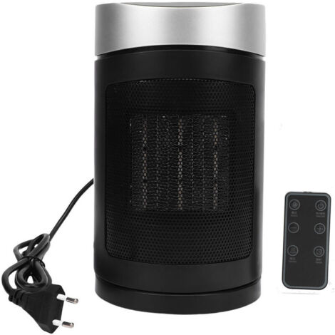 Jeffergarden Chauffage d'appoint 1500 W, écran tactile, PTC, chauffage rapide, oscillation à 70°, silencieux, portable, avec télécommande, prise UE 220 V, pour la maison ou le bureau (1/5)