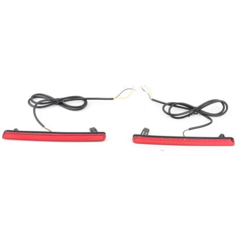 Jeffergarden Lot de 2 feux arrière à LED pour pare-chocs, feux de freinage et feux de stationnement, compatibles avec Corolla Hatchback 2019-2020 (1/5)