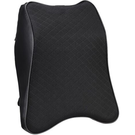 Jeffergarden Coussin de nuque respirant en cuir PU, mousse à mémoire de forme, appui-tête souple, adapté à la conduite (1/5)