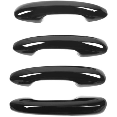 Jeffergarden Coque de poignée de porte extérieure – Noir brillant, remplacement pour Mercedes-Benz Classe C W206 2022+. Protège la peinture d'origine. (1/5)