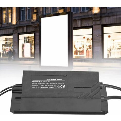Jeffergarden NP-7500-30 Neon Light Transformateur lectronique Enseigne Au Néon Alimentation 7.5KV 30mA (1/5)