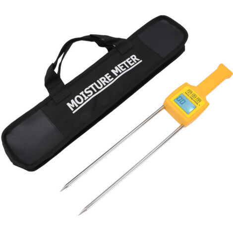 Jeffergarden Humidimètre à Grains Portable – Écran LCD Rétroéclairé, Précision Rapide, Auto-Off, Sonde pour Blé Seigle Riz Maïs Soja (1/5)