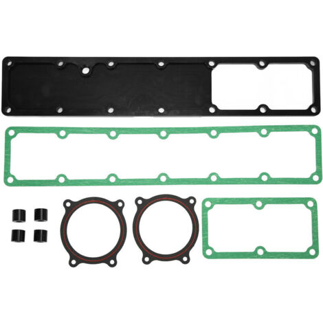 Jeffergarden Suppression de la Grille Chauffante, Plaque de Suppression de la Grille Chauffante avec Kit de Joints en Aluminium Billette Compatible avec Cummins 6.7L (1/5)
