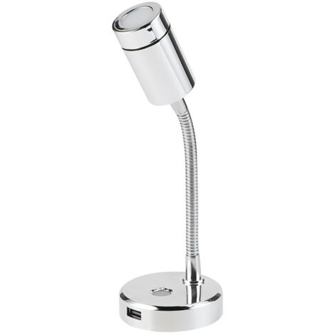 Jeffergarden Lampe de table de voiture marine réglable de rotation de lampe de lecture de LED de 12VDC 1500LM avec l'interface de charge d'USB (1/5)