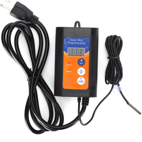 Jeffergarden Thermostat/régulateur numérique LCD 1000 W 8,3 A (1/5)