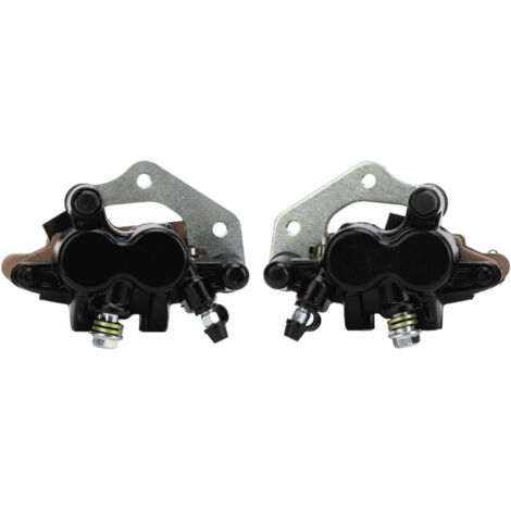 Jeffergarden Étriers de frein avant avec plaquettes de frein 43080 5081 DJ (gauche et droite) pour Brute Force 650 4x4 KVF650 KFX700 Prairie 700 (1/5)