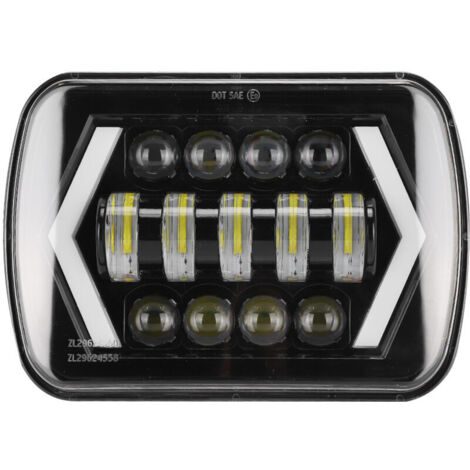 Jeffergarden Phare LED H4 210 W 6000 K 21000 lm IP67 compatible avec Jeep Cherokee XJ 12-24 V (1/5)