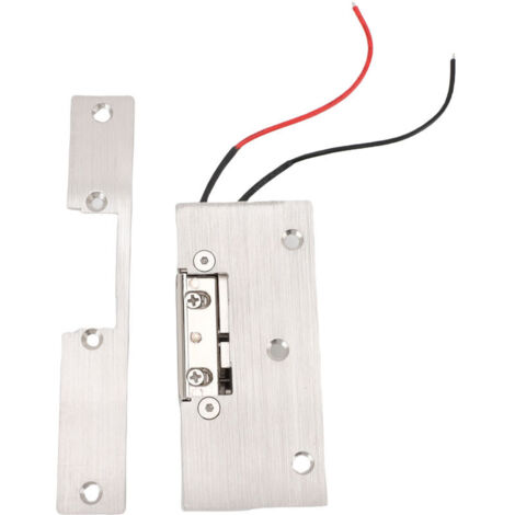 Jeffergarden Verrouillage électronique à sécurité positive avec mâchoire réglable en alliage d'aluminium pour bâtiments commerciaux et résidentiels, 12 V CC (1/5)