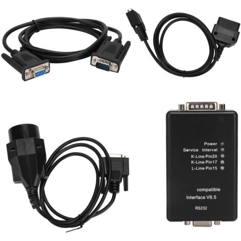 Jeffergarden Outil de diagnostic Carsoft 6.5, lecteur de codes OBD2 pour E30/E31/E32/E34/E36/E38/E39/E46/E52/E53 (1/5)