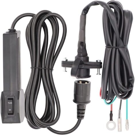 ‌Jeffergarden Manette de commande sans fil 12V pour treuil ATV/UTV - Étanche, avec câble de 9 pieds, pour les travaux manuels et les opérations difficiles‌