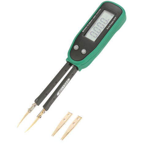 Jeffergarden Testeur SMD intelligent alimenté par batterie avec mise hors tension automatique, avec broches de test de rechange Testeur d'instrument portatif pour tester la diode en laboratoire et en (1/5)
