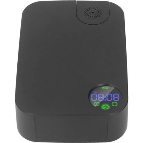 Jeffergarden Machine à air parfumée intelligente noire, fonction de synchronisation automatique, commande tactile, 150㎡, parfum commercial pour hôtel, maison, prise américaine 100-240V