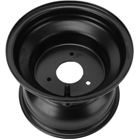 Jeffergarden Moyeu de jante de roue ATV 8 pouces 18x9, 50-8, en métal haute résistance, Go Kart pour chariots de golf, noir (1/5)