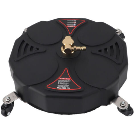 Jeffergarden Pression de 13 pouces Rounomètre Nettoyer de surface avec 4 roues 2500psi 1/4 Boule rapide élevée (1/5)