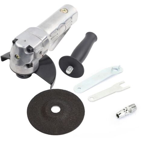 Jeffergarden Meuleuse d'angle pneumatique de 4 ", ponceuse à découper, outil de meuleuse pneumatique 11000 tr/min, filetage 1/4" (1/5)