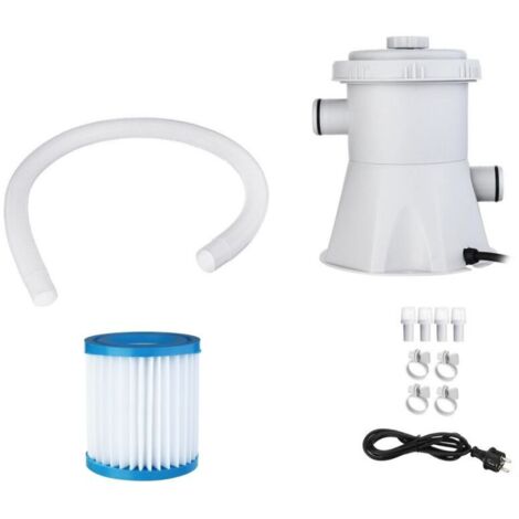 Jeffergarden Pompe de Filtration pour Piscine – Kit Électrique, Pompe à Eau pour Nettoyage (1/5)