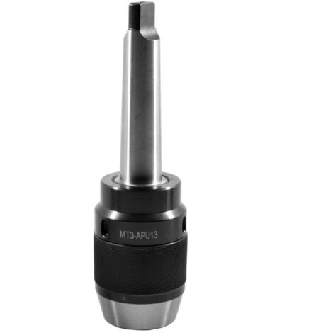Jeffergarden Mandrin de perçage sans clé MTA3-APU16 pour fraiseuse CNC à queue plate intégrée (1/5)