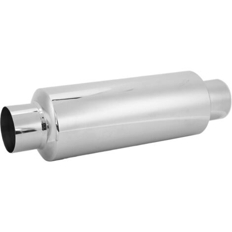 Jeffergarden Silencieux échappement 2.5 pouces ligne droite inox – Accessoire universel pour voiture et moto – Performance et son optimisé (1/5)