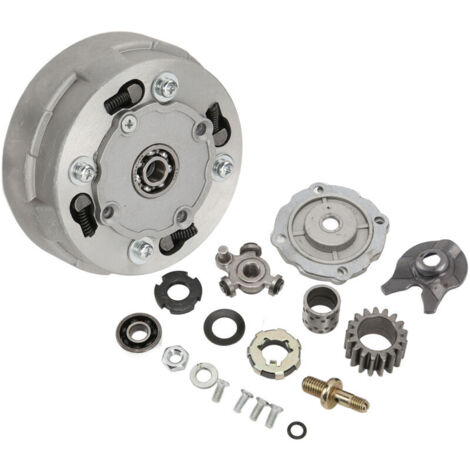 Jeffergarden Ensemble d'embrayage semi-automatique 17 dents pour 50 cc, 110 cc, 125 cc, 135 cc, ATV, Dirt Bike, Go Karts