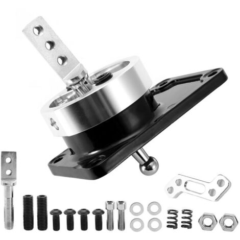 Jeffergarden Levier de vitesse à course courte en alliage d'aluminium CNC pour Ford Mustang T5 (argent) (1/5)