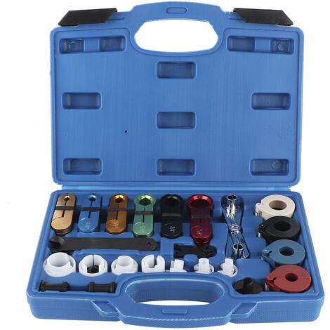 Jeffergarden Outil de déconnexion de conduite de carburant, ensemble de dissolvant de refroidisseur d'huile de Transmission de climatisation 22 pièces/ensemble (1/5)