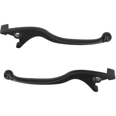 Jeffergarden 2 pièces levier de poignée de frein en alliage d'aluminium noir remplacement pour Yamaha moto cyclomoteur ATV (1/5)