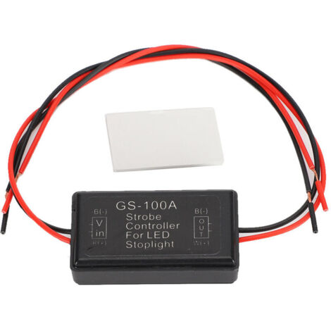 Jeffergarden Contrleur stroboscopique de Flash intelligent de voiture, pour feu arrière de frein à montage élevé LED (1/5)
