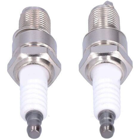 Jeffergarden – Lot de 2 bougies d'allumage F6RTC – Compatibles MTD 95110292 75110292 – Alliage aluminium haute résistance – Performances optimales (1/5)