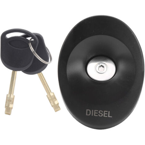 Jeffergarden Couvercle de verrouillage du bouchon de remplissage du réservoir de carburant avec 2 clés AB00495F0015 pour FORD TRANSIT 19942000 (1/5)