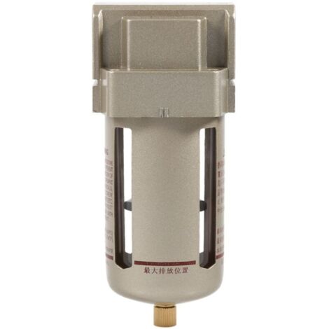 Jeffergarden Filtre à air comprimé 1/2 '' Compresseur Séparateur d'humidité Trap Nettoyant Filtre à air Accessoires Compresseur Extraction d'Impureté Protection Equipement d'air Comprimé 170 70 68 m (1/5)
