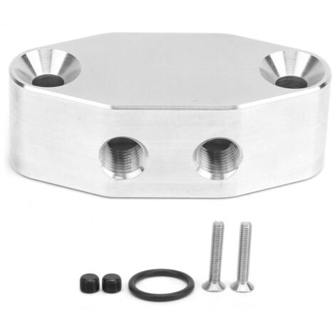 Jeffergarden Accessoire de moteur de voiture de plaque d'adaptateur de relocalisation de capteur de pression d'huile adapté au filetage M16-1.5 de camion LS (1/5)