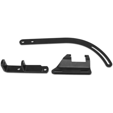 Jeffergarden 3 pièces SWP alternateur support ensemble acier noir pour SBC petit bloc 265 283 305 327 350 383 400 (1/5)