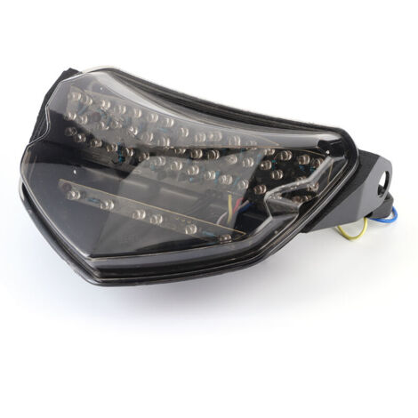 Jeffergarden Feu arrière LED clignotant, lentille fumée, adapté à Suzuki GSX R 600 750 2004 – 2005 (1/5)