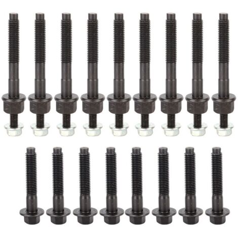 Jeffergarden Écrou de boulon de collecteur d'échappement, (en acier inoxydable) Kit de boulon de goujon de collecteur d'échappement pour 300 V8 5.7L 2005-2008 numéro OEM 1AEEK00775 (1/5)