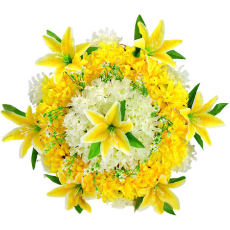 Jeffergarden Couronne de Fleurs de Cimetière en Plein Air, Porte-Guirlande pour Décorations de Fleurs de Pierre Tombale de Pierre Tombale (X) (1/5)