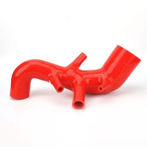 Jeffergarden Remplacement du débit d'air accru du tuyau d'admission en silicone pour moteur SEAT Leon Cupra R 1.8T AMK BAM rouge (1/5)