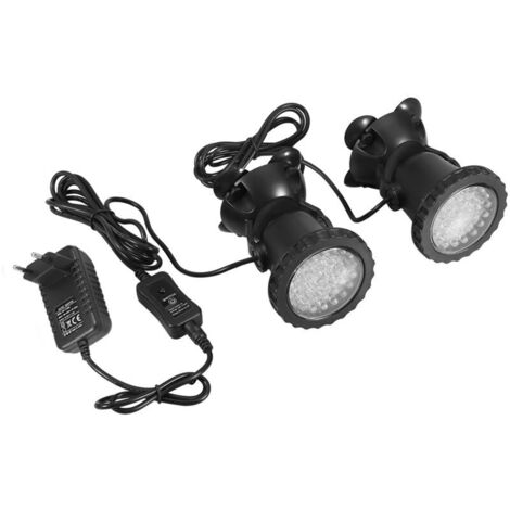 Jeffergarden 100-240 V LED pour aquarium éclairage étanche RVB projecteur submersible aquarium jardin étang(10) (1/5)