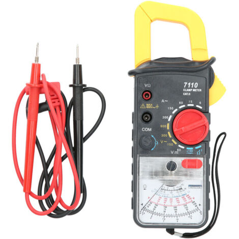 Jeffergarden Pince multimètre portable précis, testeur de courant de tension analogique, électricien 7110 (1/5)